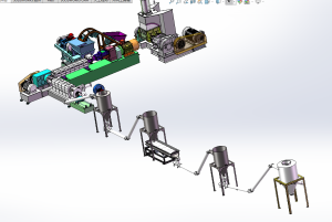 低煙無(wú)鹵電纜料造粒機(jī)_低煙無(wú)鹵電纜料造粒機(jī)
